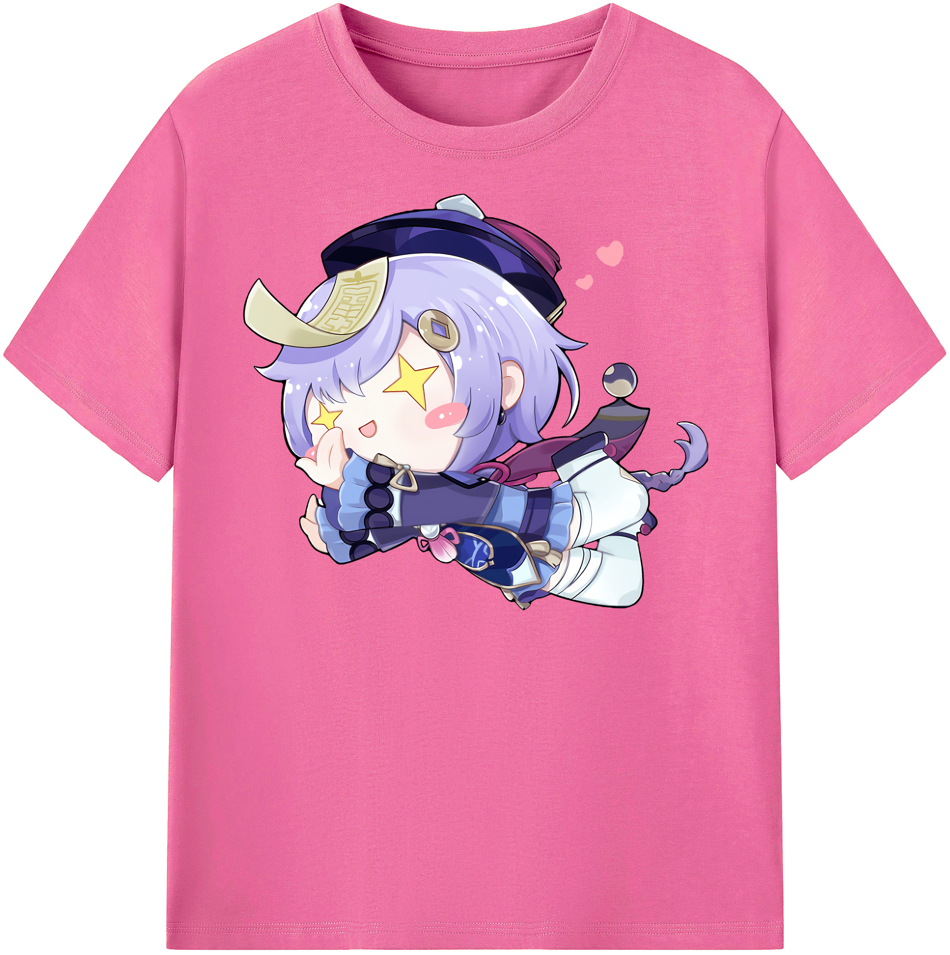 げんし神 七七 なな  genshin Nana レディースカジュアルプリントTシャツ（綿100％）
